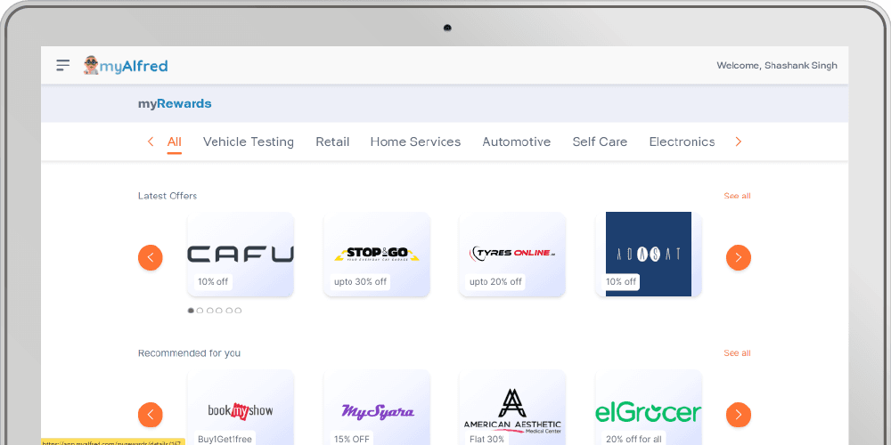 myAlfred, the UAE's leading reward-earning super-app! myAlfred, the UAE's leading reward-earning super-app!
